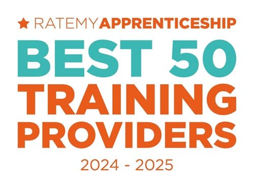 Award: RATEMYAPPRENTICESHIP BEST 50 TRAINING PROVIDERS 2024 - 2025